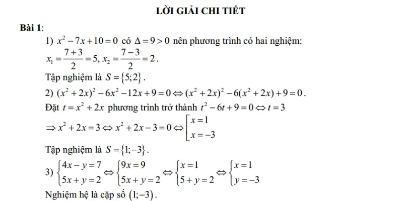 Lời giải chi tiết từng bước, dễ hiểu 